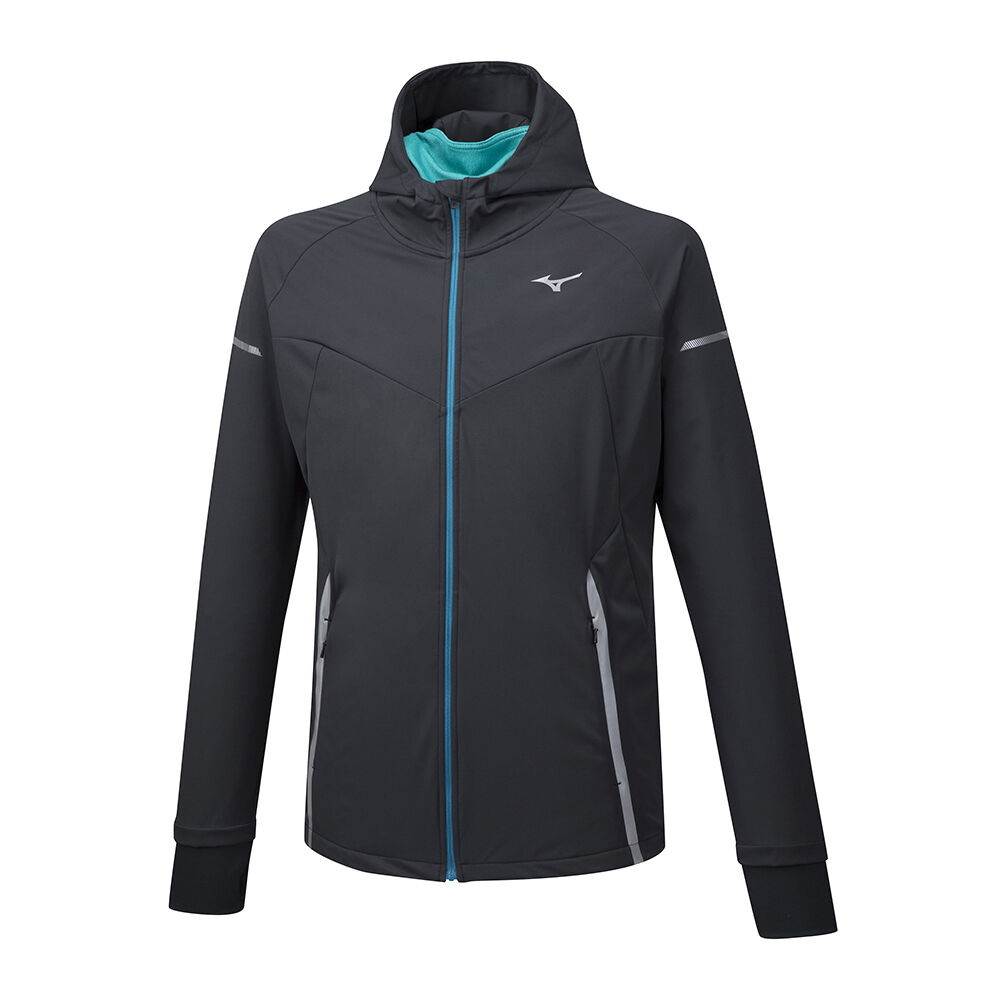 Mizuno Hineri BT Softshell Férfi Jacke Fekete NCR589641